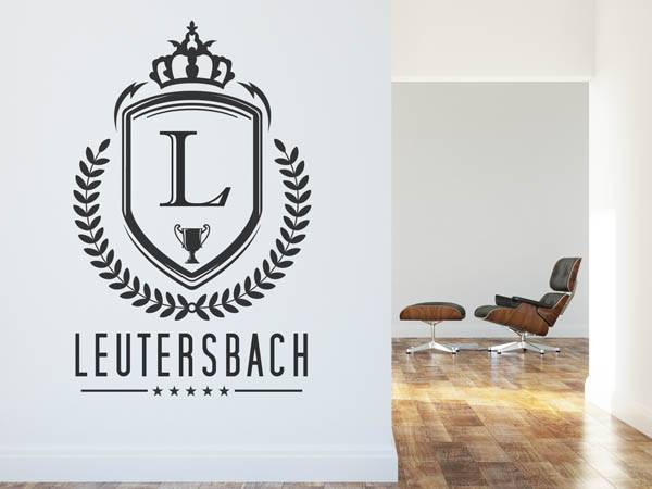 Wandtattoo Leutersbach Wappen