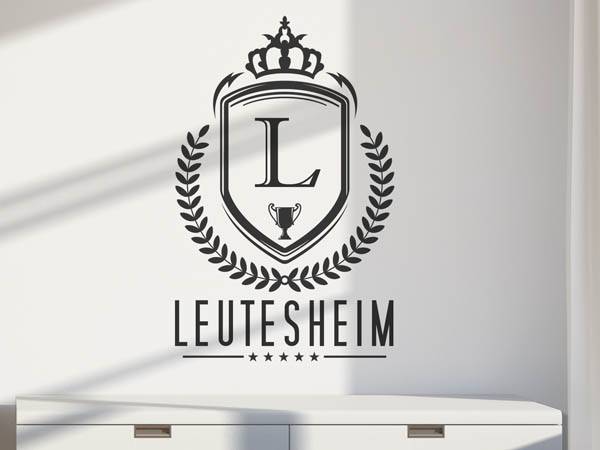 Wandtattoo Leutesheim Wappen