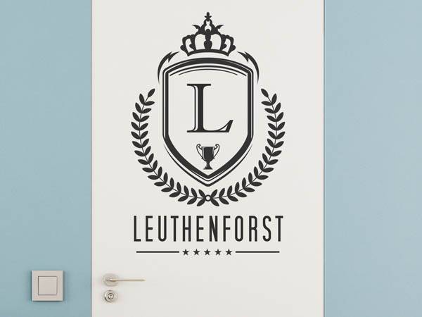 Wandtattoo Leuthenforst Wappen