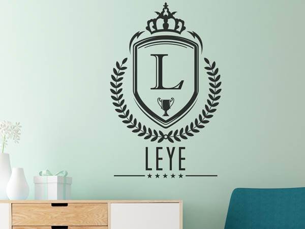 Wandtattoo Leye Wappen