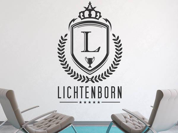 Wandtattoo Lichtenborn Wappen