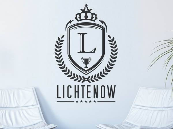 Wandtattoo Lichtenow Wappen