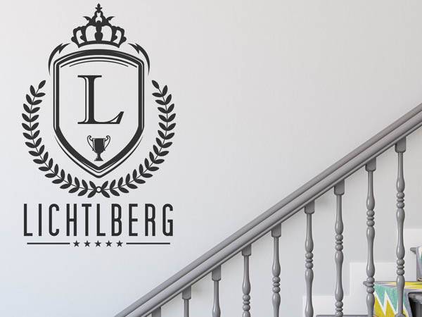 Wandtattoo Lichtlberg Wappen