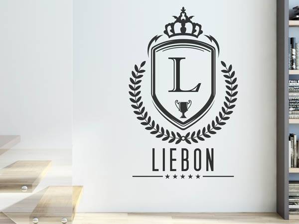 Wandtattoo Liebon Wappen
