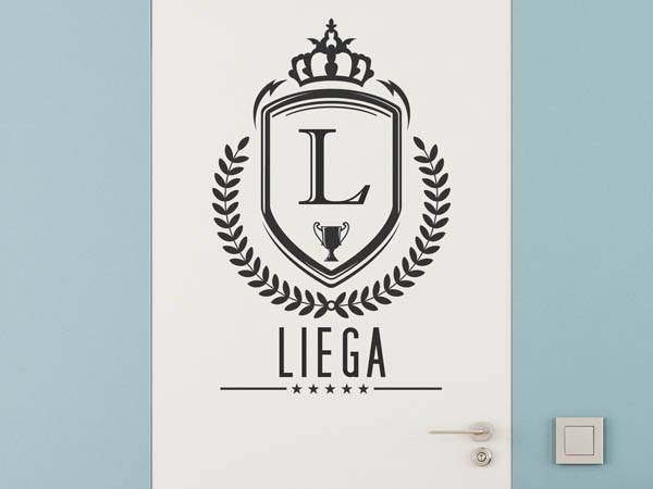 Wandtattoo Liega Wappen