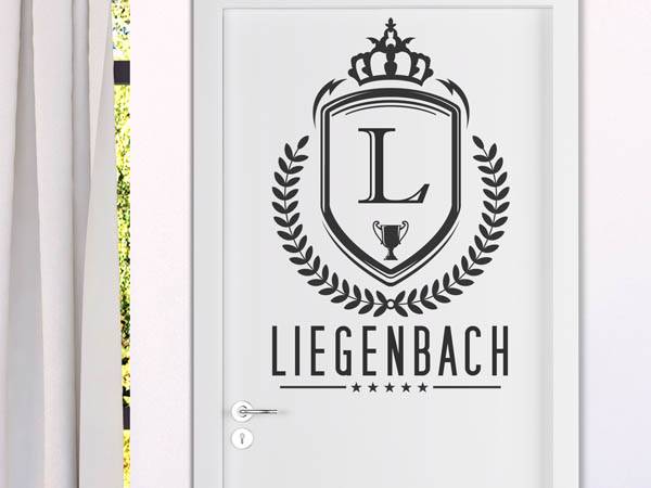 Wandtattoo Liegenbach Wappen