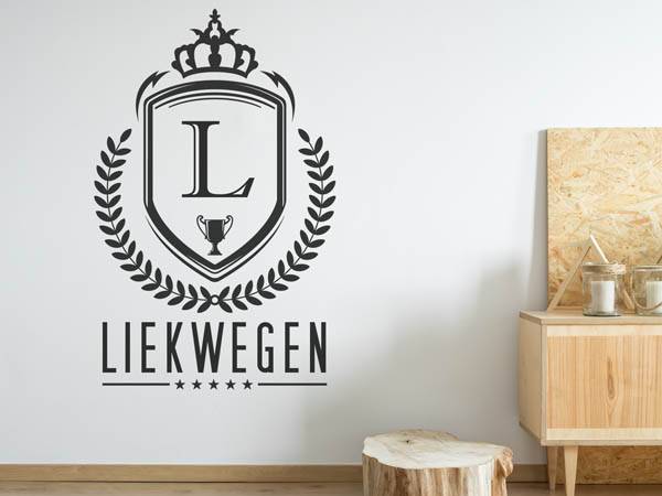 Wandtattoo Liekwegen Wappen