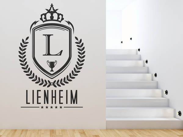 Wandtattoo Lienheim Wappen