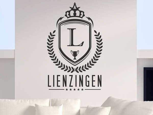 Wandtattoo Lienzingen Wappen