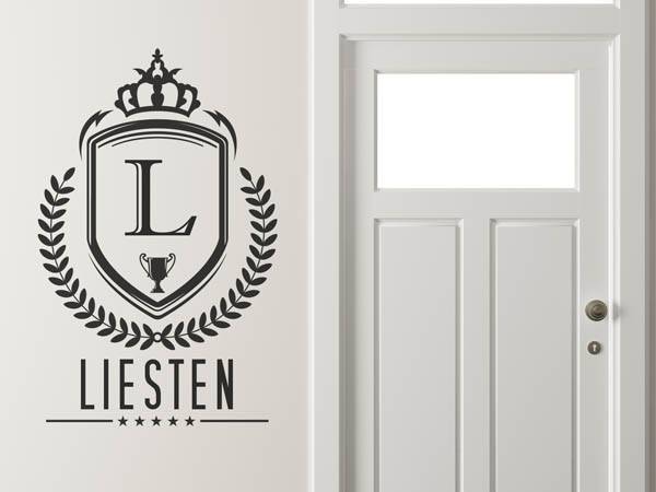 Wandtattoo Liesten Wappen