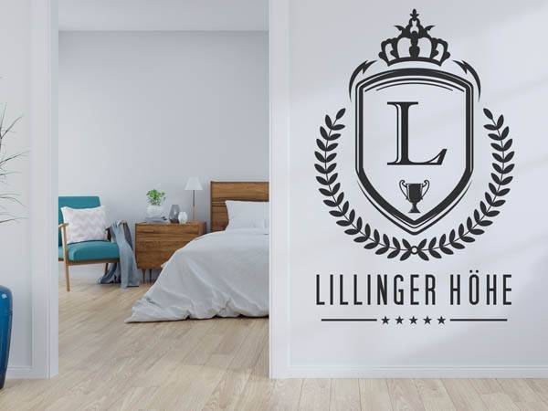 Wandtattoo Lillinger Höhe Wappen