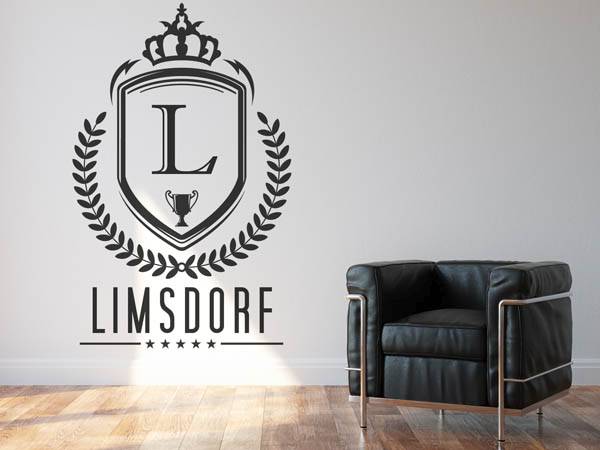 Wandtattoo Limsdorf Wappen