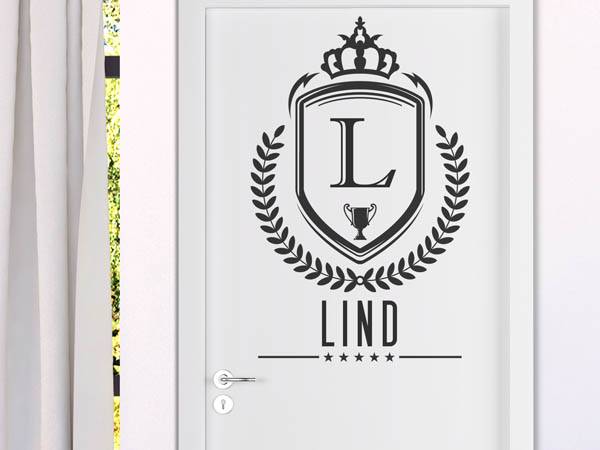 Wandtattoo Lind Wappen