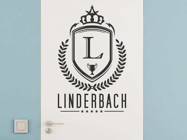 Wandtattoo Linderbach Wappen