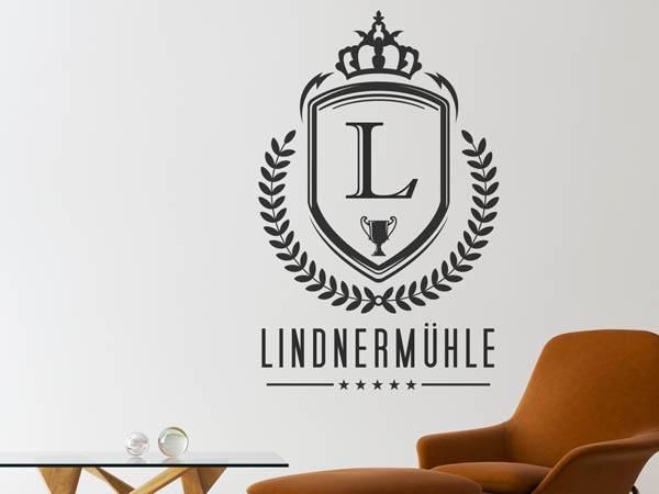 Wandtattoo Lindnermühle Wappen