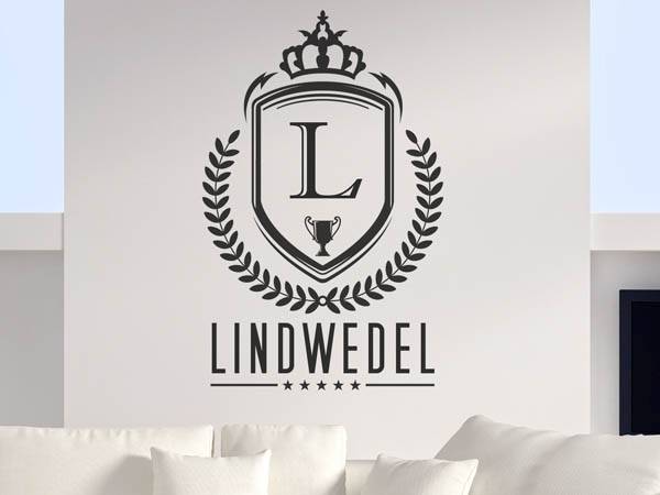 Wandtattoo Lindwedel Wappen