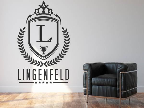 Wandtattoo Lingenfeld Wappen