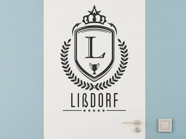 Wandtattoo Lißdorf Wappen