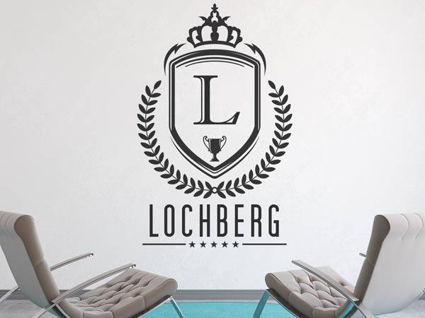 Wandtattoo Lochberg Wappen