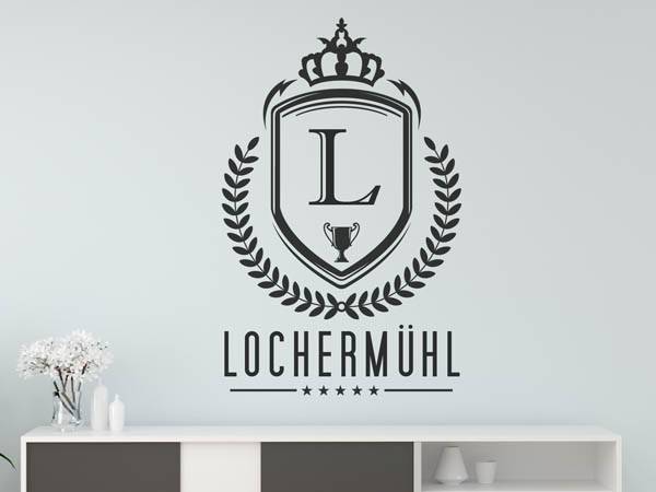 Wandtattoo Lochermühl Wappen
