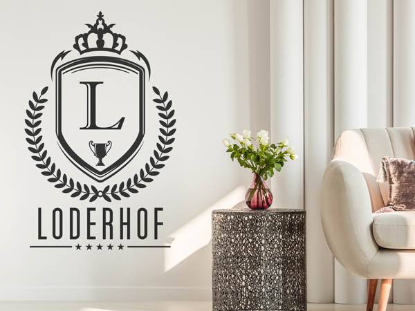 Wandtattoo Loderhof Wappen