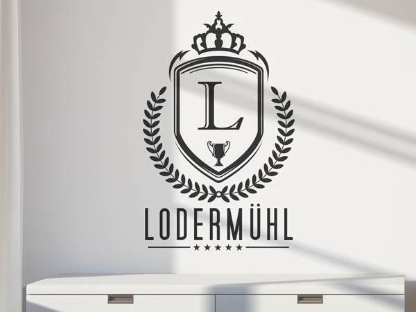 Wandtattoo Lodermühl Wappen