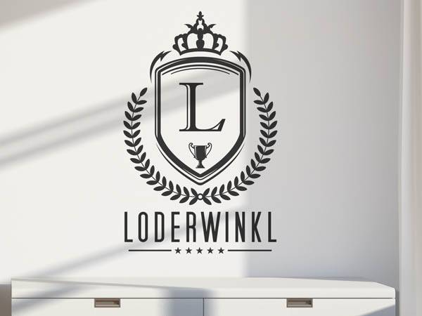 Wandtattoo Loderwinkl Wappen