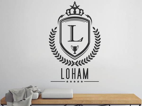 Wandtattoo Loham Wappen