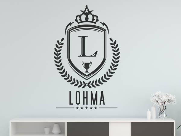 Wandtattoo Lohma Wappen