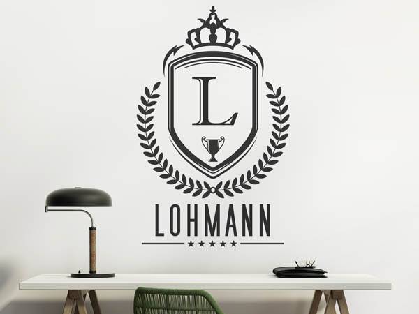 Wandtattoo Lohmann Wappen