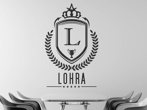 Wandtattoo Lohra Wappen