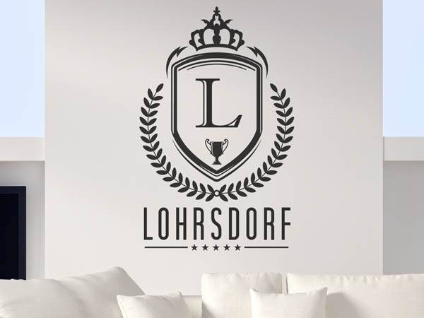 Wandtattoo Lohrsdorf Wappen
