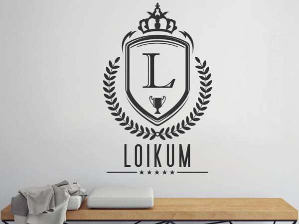 Wandtattoo Loikum Wappen