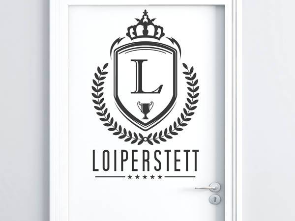 Wandtattoo Loiperstett Wappen