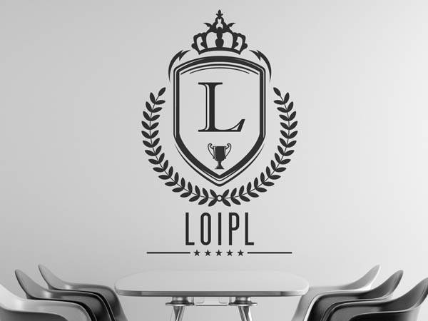 Wandtattoo Loipl Wappen
