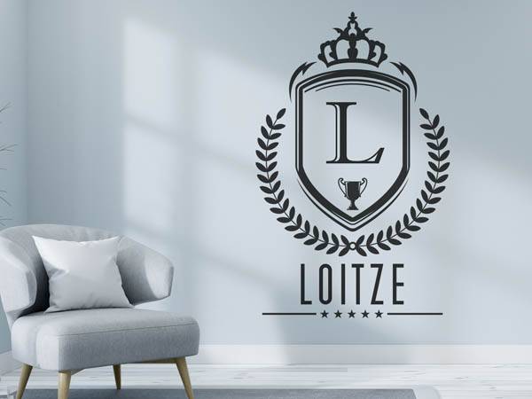 Wandtattoo Loitze Wappen