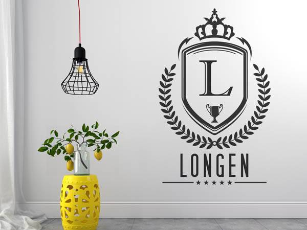 Wandtattoo Longen Wappen