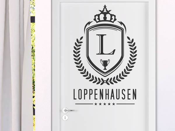 Wandtattoo Loppenhausen Wappen