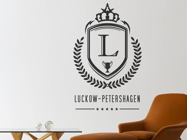 Wandtattoo Luckow-Petershagen Wappen