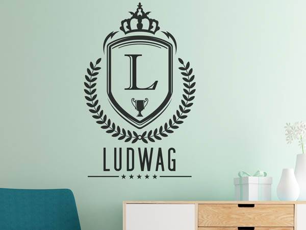 Wandtattoo Ludwag Wappen