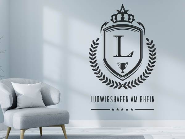 Wandtattoo Ludwigshafen am Rhein Wappen