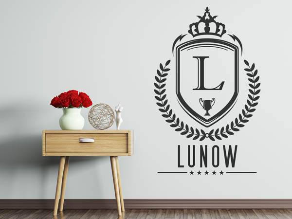 Wandtattoo Lunow Wappen