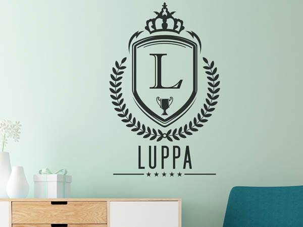 Wandtattoo Luppa Wappen