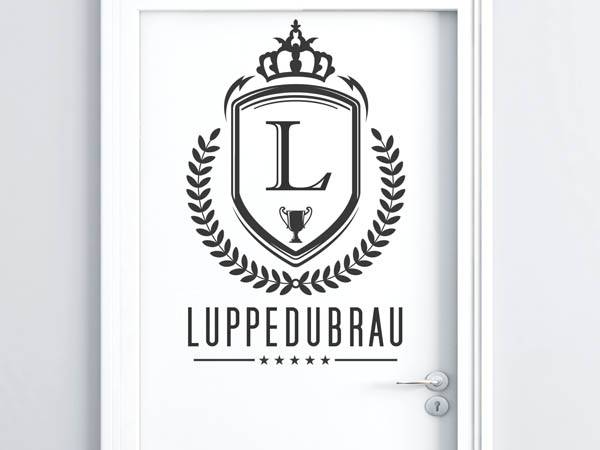 Wandtattoo Luppedubrau Wappen