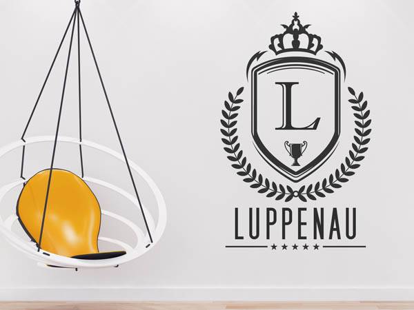 Wandtattoo Luppenau Wappen
