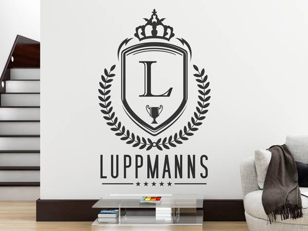 Wandtattoo Luppmanns Wappen