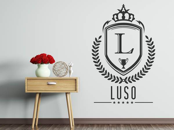 Wandtattoo Luso Wappen