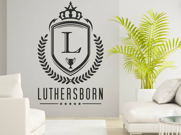 Wandtattoo Luthersborn Wappen