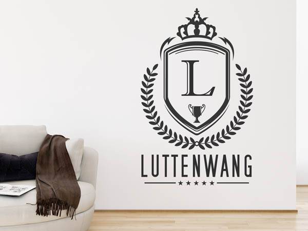 Wandtattoo Luttenwang Wappen