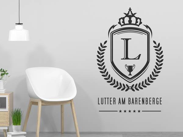 Wandtattoo Lutter am Barenberge Wappen